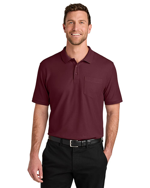 Port Authority K200P ® Wearever Signature Pique Pocket Polo