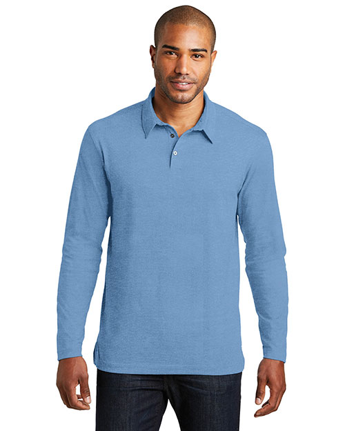  Port Authority Long Sleeve Meridian Cotton Blend Polo. K577LS