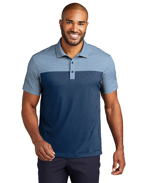 Port Authority Fine Pique Blend Blocked Polo K831