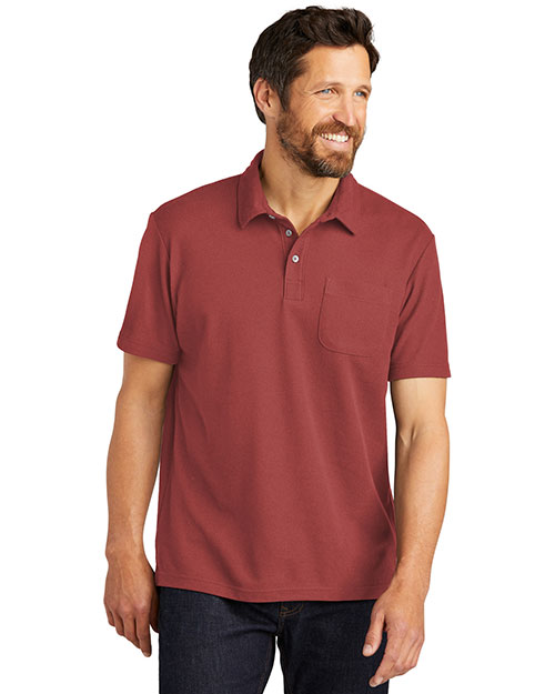 Port Authority C-FREE Cotton Blend Pique Pocket Polo K868