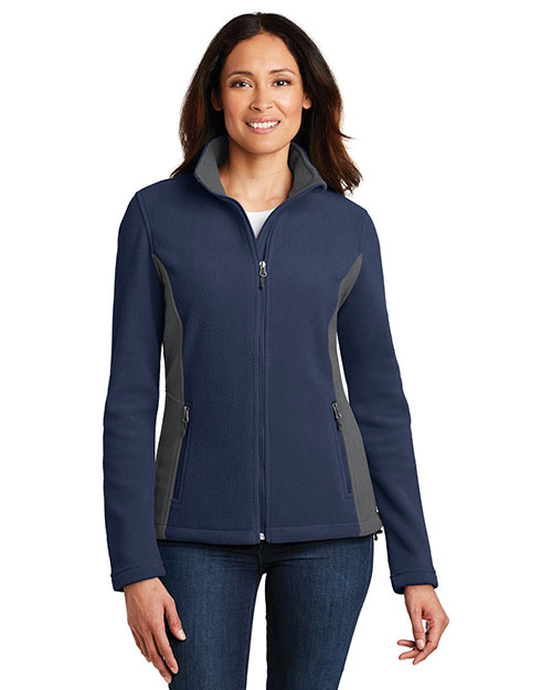 Port Authority Ladies Colorblock Value Fleece Jacket. L216