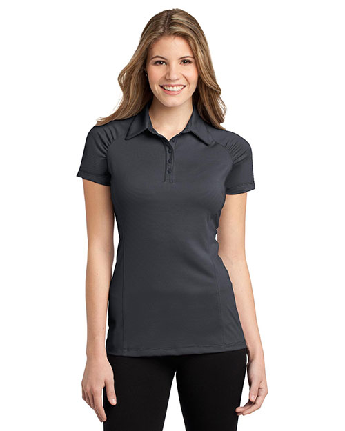  Port Authority Ladies Fine Stripe Performance Polo. L558