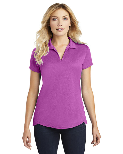 Port Authority Ladies Trace Heather Polo. L576