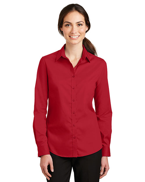 Port Authority Ladies SuperPro Twill Shirt. L663