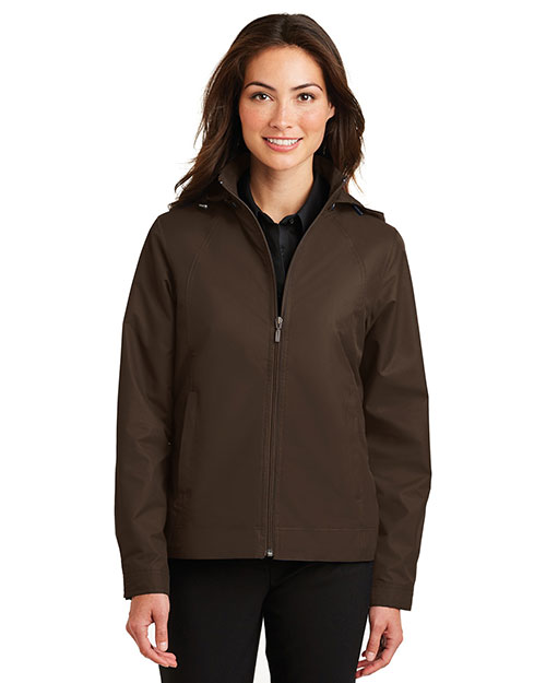 Port Authority L701 Women Successor Jacket Dark Chocolate at bigntallapparel