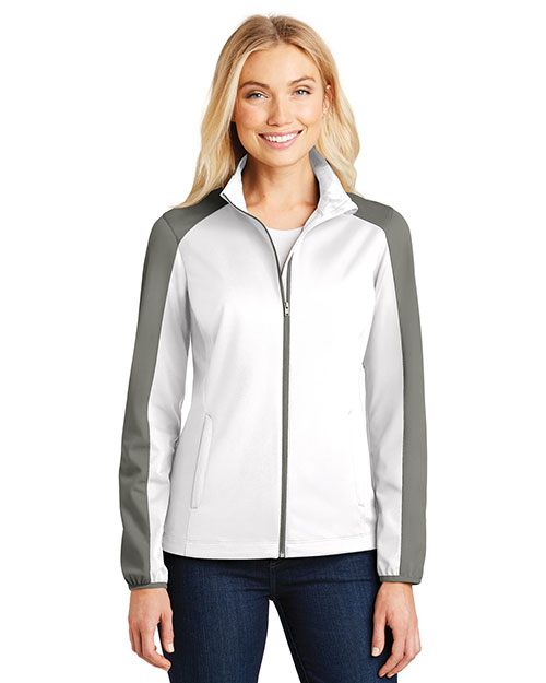 Port Authority Ladies Active Colorblock Soft Shell Jacket. L718