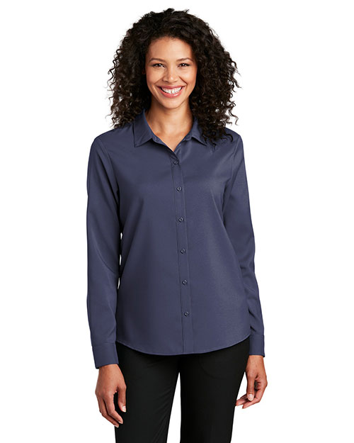 Port Authority Ladies Long Sleeve Performance Staff Shirt LW401