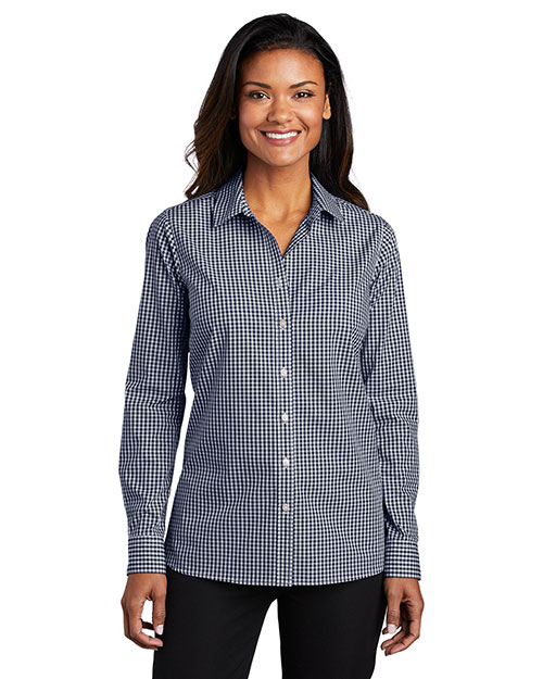 Port Authority Ladies Broadcloth Gingham Easy Care Shirt LW644