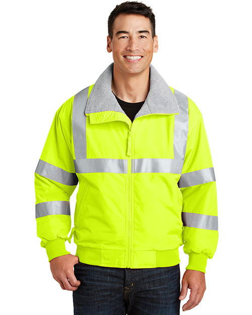 Port Authority SRJ754 Men Safety Challenger Work Jacket With Reflective Taping Safety Yellow/ Reflective at bigntallapparel