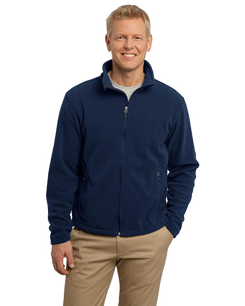 Port Authority TLF217 Men Tall Value Fleece Jacket True Navy at bigntallapparel