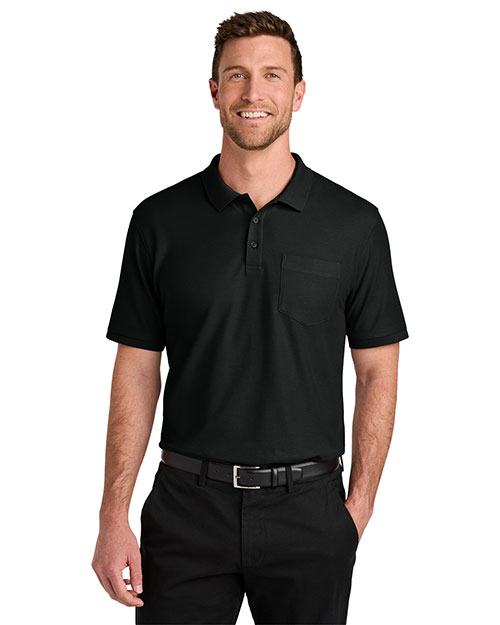 Port Authority TLK200P ® Tall Wearever Signature Pique Pocket Polo