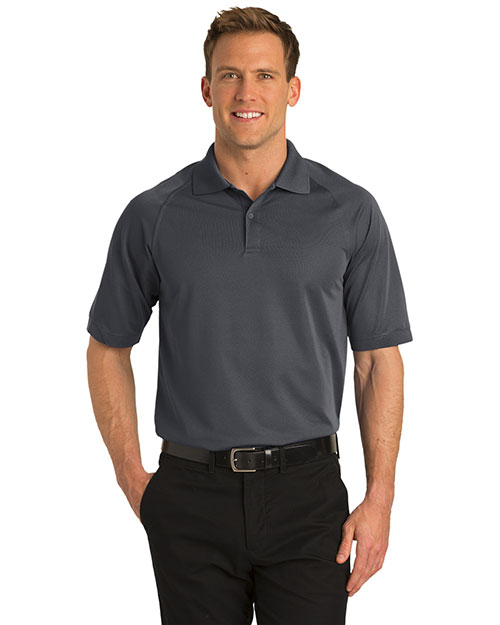 Port Authority TLK525 Men Tall Dry Zone? Ottoman Polo Iron Grey at bigntallapparel