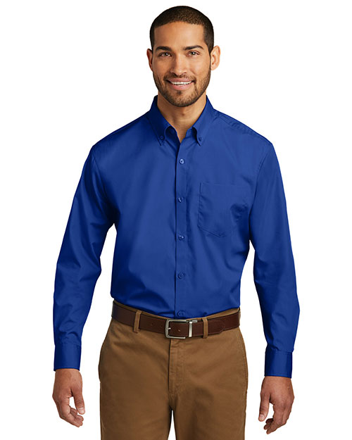 Port Authority Tall Long Sleeve Carefree Poplin Shirt. TW100