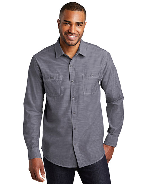 Port Authority Slub Chambray Shirt. W380