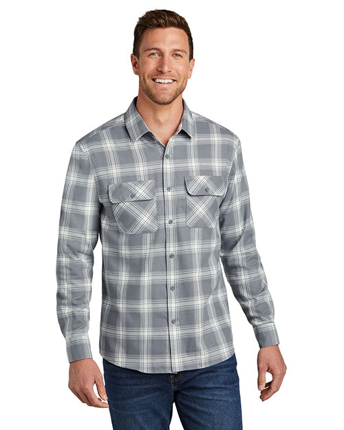 Port Authority Plaid Flannel Shirt. W668