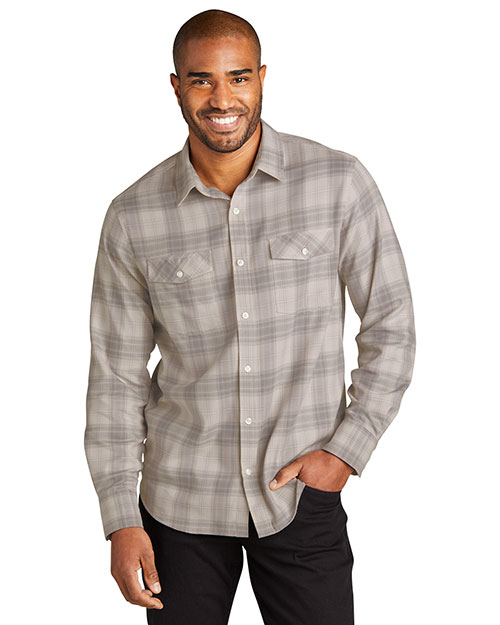 Port Authority Long Sleeve Ombre Plaid Shirt W672