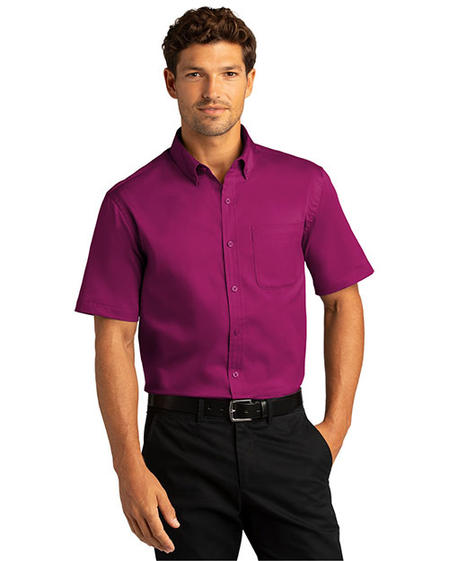 Port Authority Short Sleeve SuperPro React Twill Shirt. W809