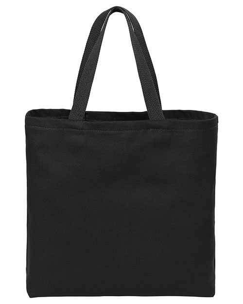 Port & Company B050  Convention Tote Black at bigntallapparel