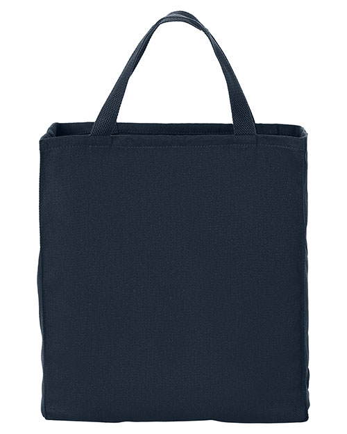 Port & Company B100  Grocery Tote Navy at bigntallapparel