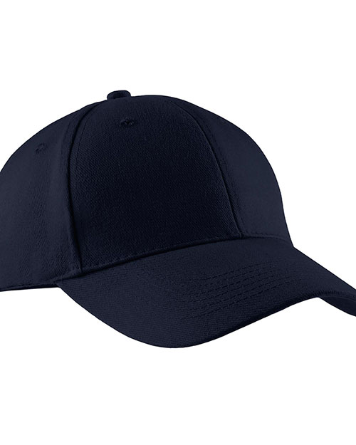 Port & Company CP82  Brushed Twill Cap Navy at bigntallapparel