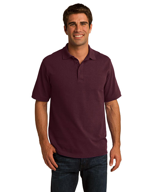 Port & Company KP155 Men 50/50 Pique Polo Athletic Marn at bigntallapparel