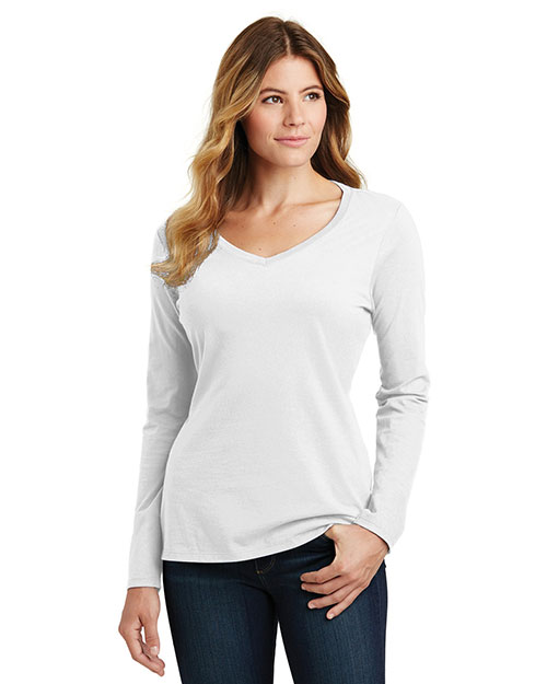 Port & Company Ladies Long Sleeve Fan Favorite V-Neck Tee. LPC450VLS