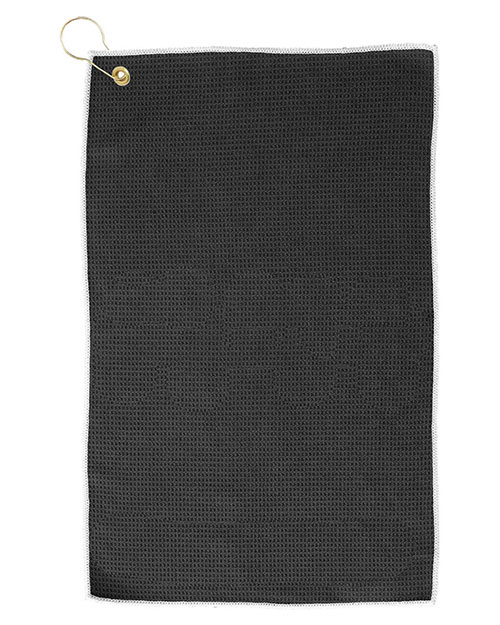 Pro Towels MW26CG Microfiber Waffle Golf Towel with Brass Grommet & Hook
