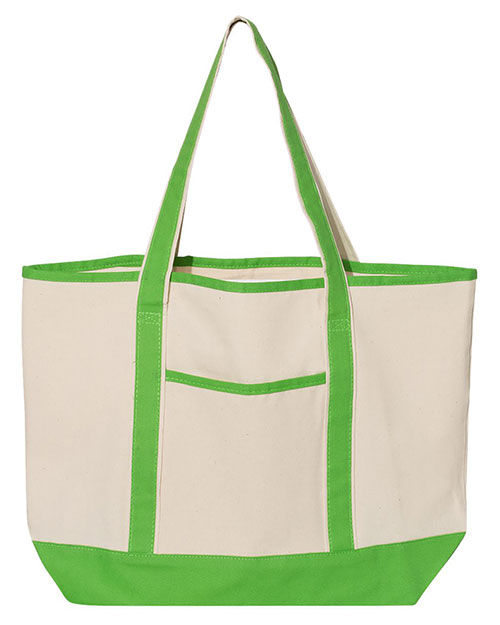 Q-Tees Q1500  34.6L Large Canvas Deluxe Tote