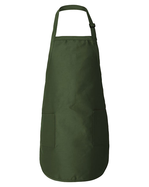 Q-Tees Q4350  Full-Length Apron with Pockets