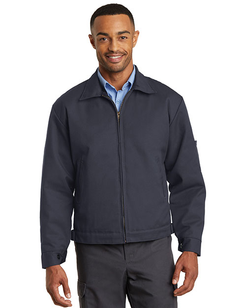 Cornerstone CSJT22 Men Slash Pocket Work Jacket Charcoal at bigntallapparel