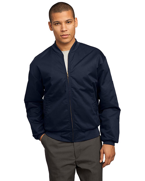 Cornerstone CSJT38 Men Team Style Jacket With Slash Pockets Navy at bigntallapparel