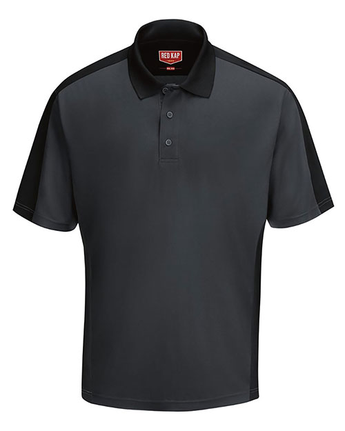 Red Kap SK54  Short Sleeve Performance Knit Two Tone Polo