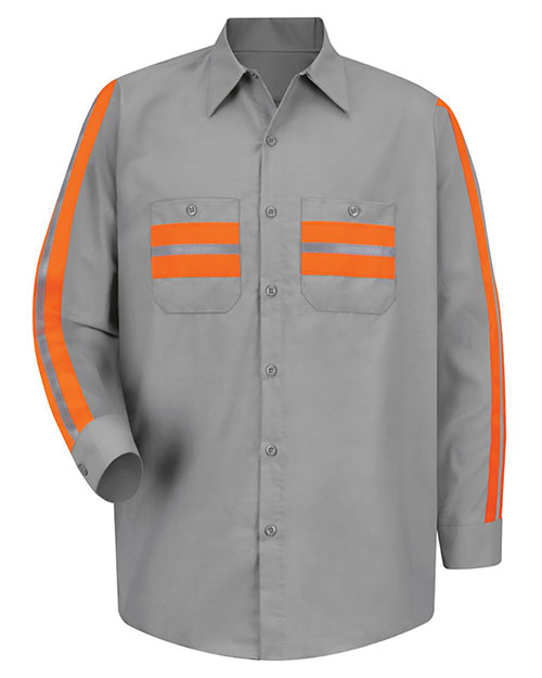 Red Kap SP14E  Industrial Enhanced-Visibility Long Sleeve Work Shirt