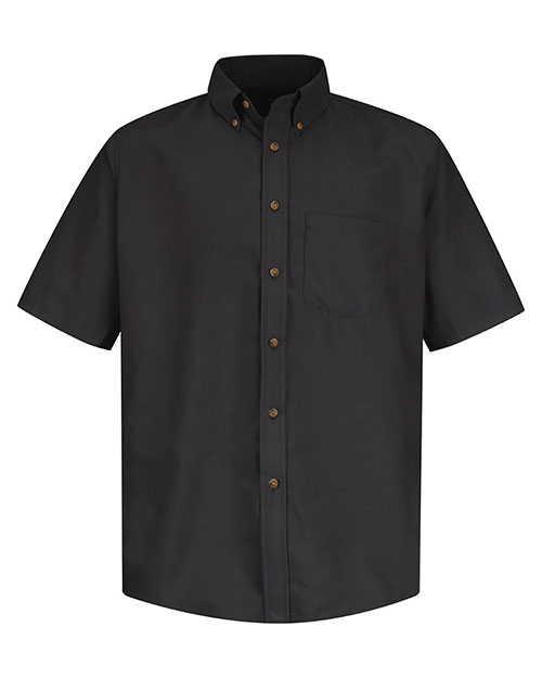 Red Kap SP80L Poplin Short Sleeve Dress Shirt - Long Sizes