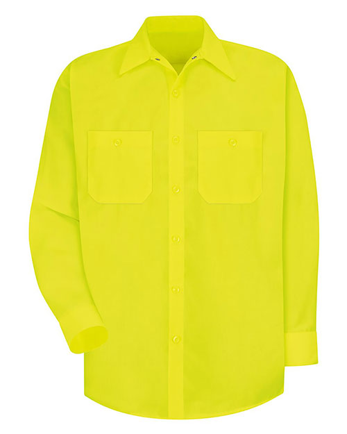 Red Kap SS14 Enhanced Visibility Long Sleeve Work Shirt