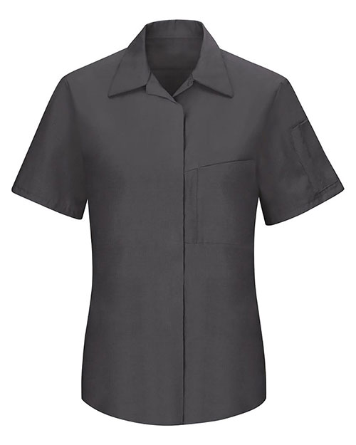 Red Kap SY41 Women's Performance Plus Short Sleeve Shop Shirt with Oilblok Technology