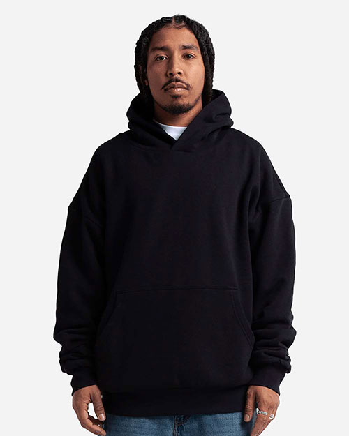 Shaka Wear SHDLP Men's Garment-Dyed Double Layer Reversible Hooded Sweatshirt