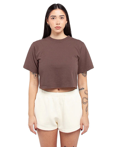 Shaka Wear SHGDC Ladies' Garment Dye Crop T-Shirt
