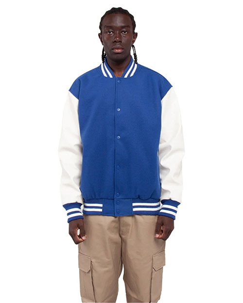 Shaka Wear SHLLJ  Men's Letterman Jacket