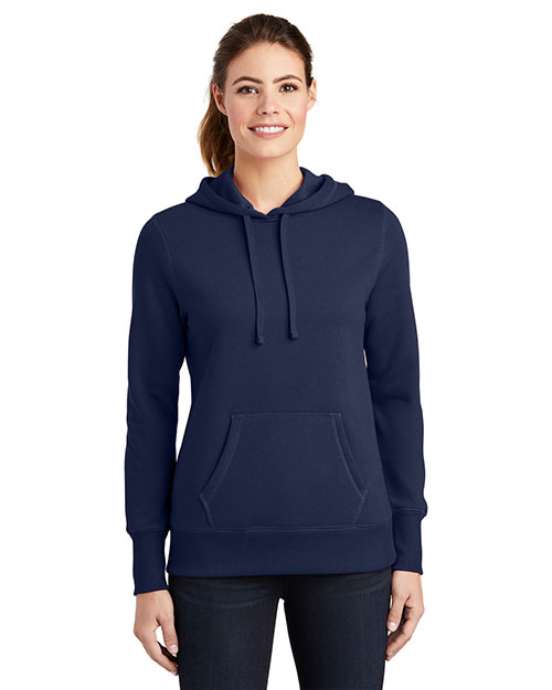 Sport-Tek LST254 Women Pullover Hooded Sweatshirt True Navy at bigntallapparel