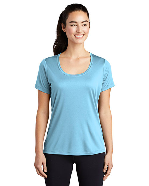 Sport-Tek Ladies Posi-UV Pro Scoop Neck Tee. LST420