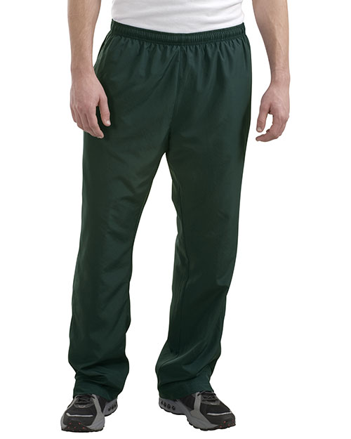 Sport-Tek P712 Men 5 In 1 Performance Straight Leg Warmup Pant Dark Green at bigntallapparel