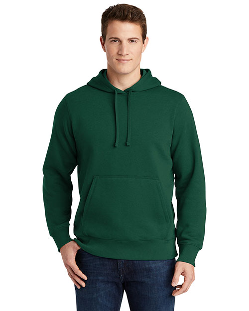 Sport-Tek ST254 Men Pullover Hooded Sweatshirt Forest Green at bigntallapparel