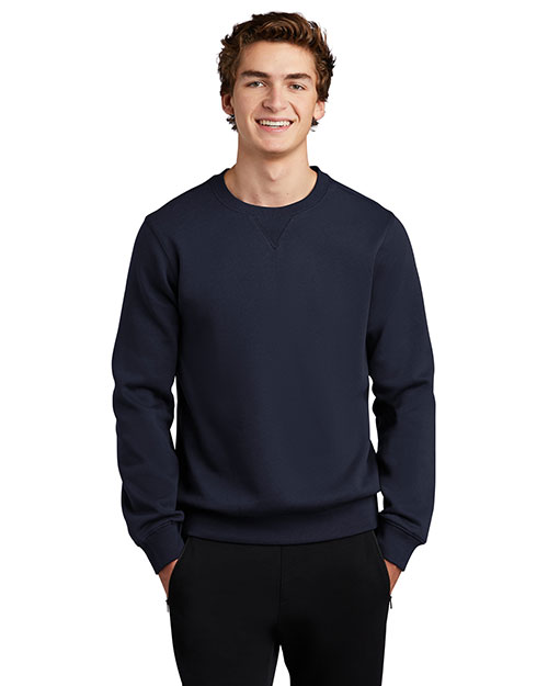 Sport-Tek ST266 Men Crewneck Sweatshirt True Navy at bigntallapparel