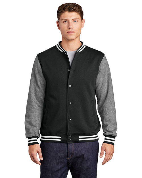 Sport-Tek Fleece Letterman Jacket. ST270