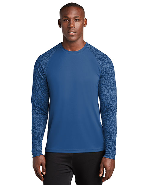 Sport-Tek Long Sleeve Digi Camo Tee. ST460LS
