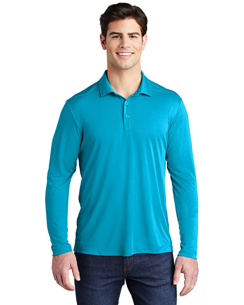 Sport-Tek Posi-UV Pro Long Sleeve Polo. ST520LS