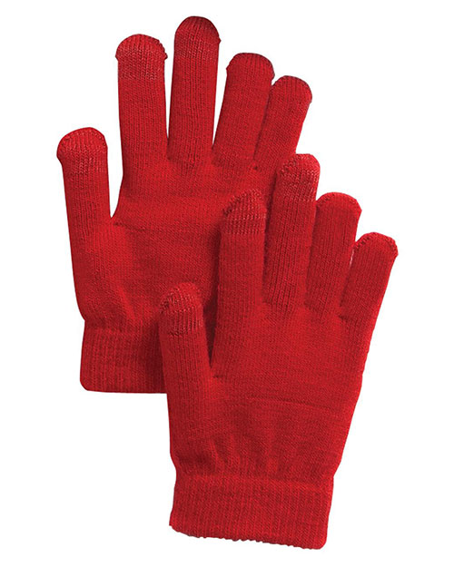 Sport-Tek STA01  Spectator Gloves True Red at bigntallapparel