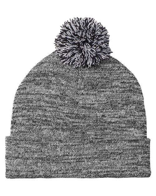 Sport-Tek Heather Pom Pom Beanie STC41