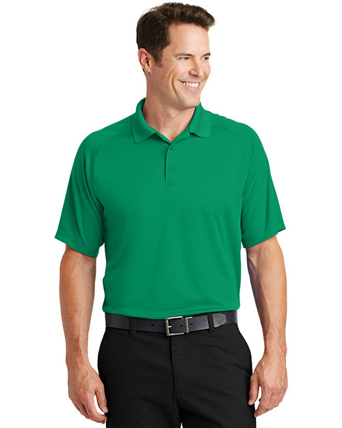 Sport-Tek T475 Men Dry Zone Raglan Sport Shirt Kelly Green at bigntallapparel